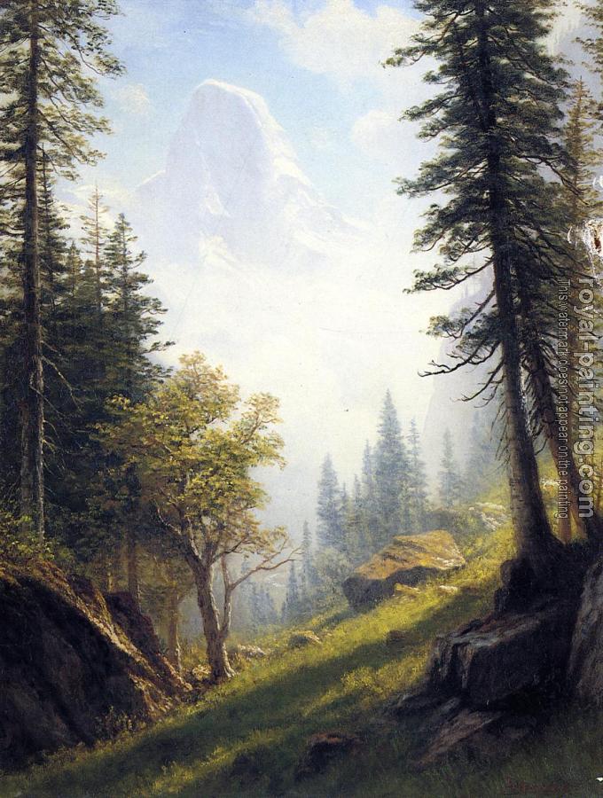 Albert Bierstadt : Among the Bernese Alps
